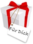 Geschenkpaket mit Widmung